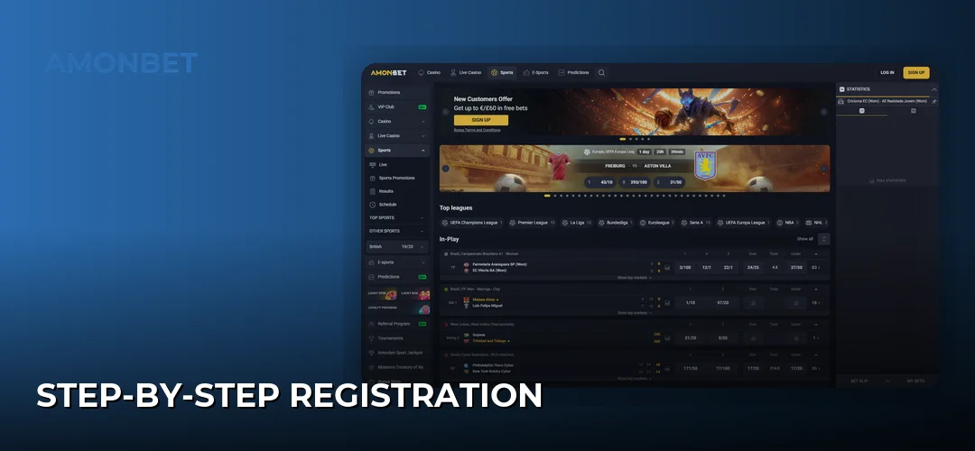 Step-by-Step Registration