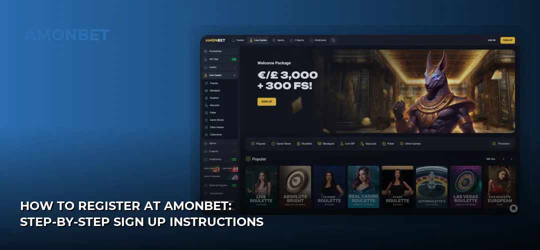 Amonbet promotional banner