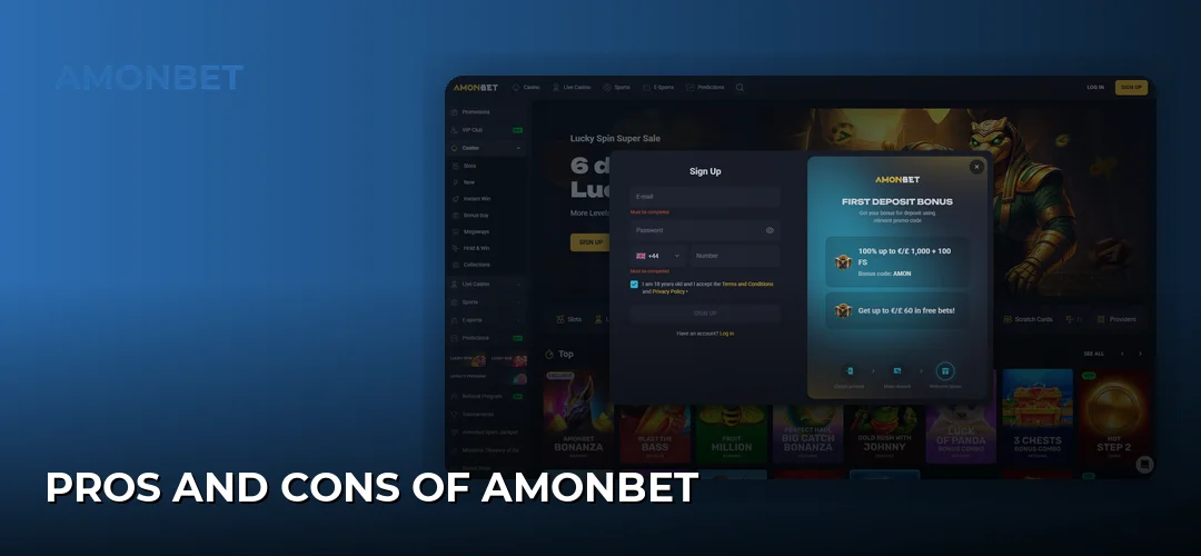 Amonbet promotional banner