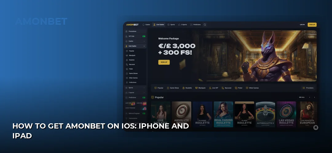Amonbet promotional banner