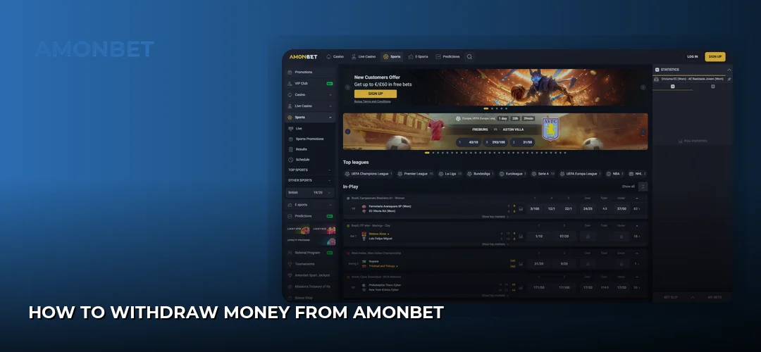 Amonbet promotional banner