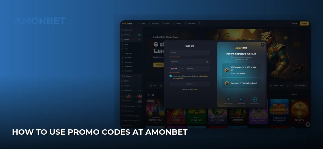 Amonbet promotional banner