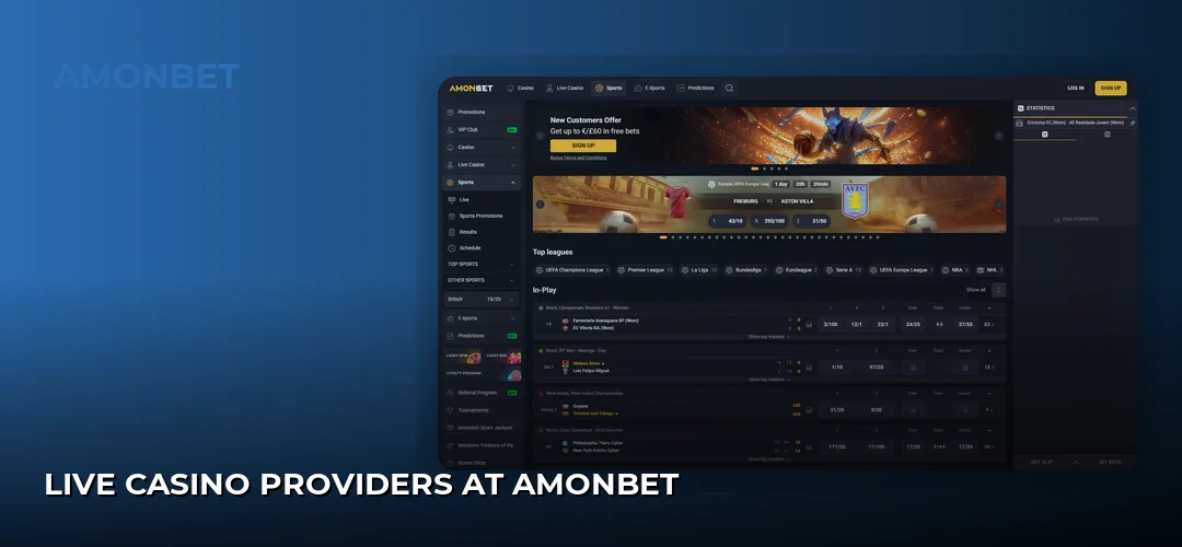 Amonbet promotional banner